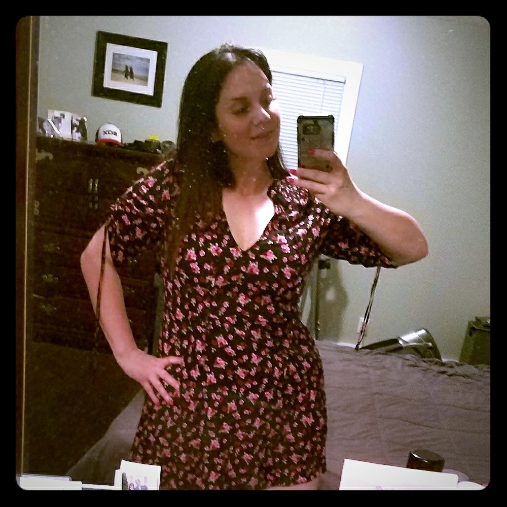 Express floral summer dress